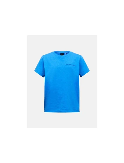 Dětské tričko PEAK PERFORMANCE Jr Original Small Logo Tee, modrá barva Dětské tričko PEAK PERFORMANCE Jr Original Small Logo Tee, modrá barva