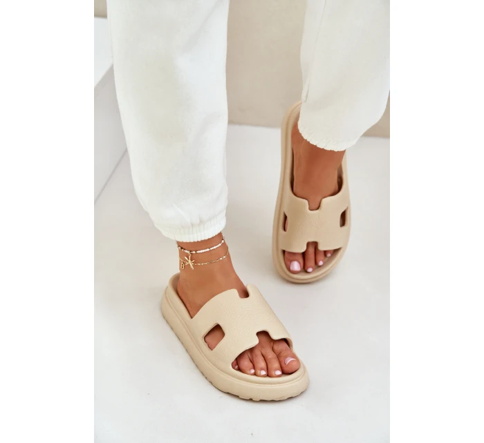 Pěnové Pantofle S Béžové model 21683475 - Boto Pěnové Pantofle S Béžové model 21683475 - Boto