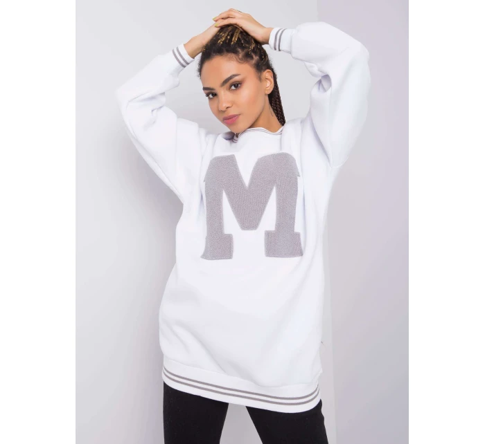 Mikina DS BL 1123.18 bielych