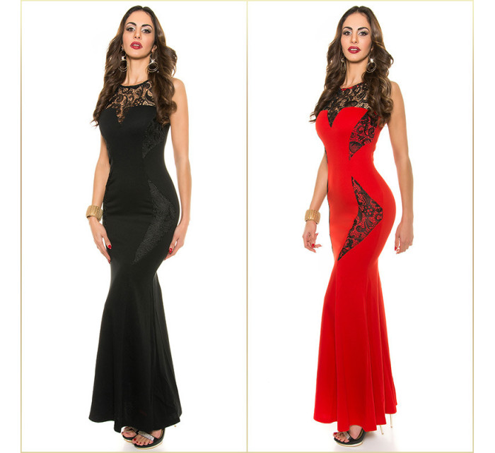 Red Carpet Look! Koucla evening dress with lace