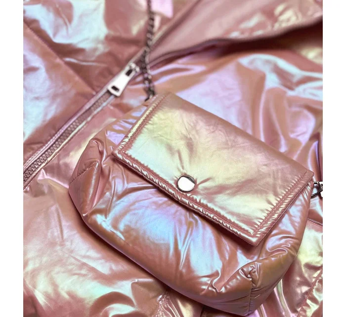 Růžová dámská bunda s model 17012344 - Ann Gissy