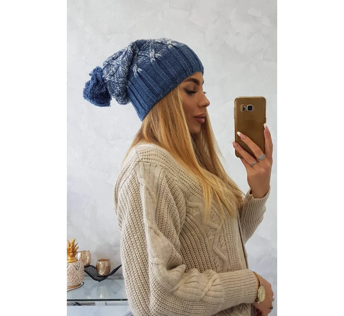 Milano fleecová čepice K203 denim model 18749927 - K-Fashion