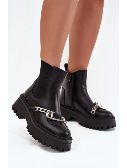 Dámské Boty Na Platformě S Černé model 21706782 - Boto