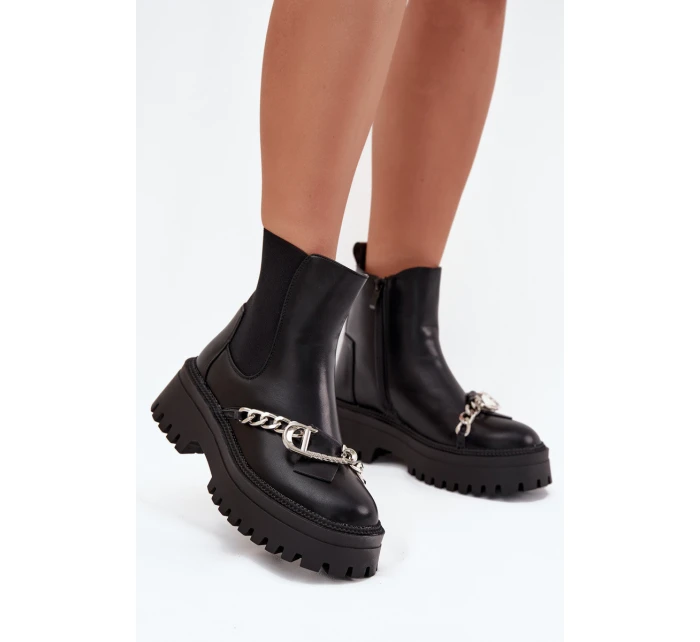 Dámské Boty Na Platformě S Černé model 21706782 - Boto