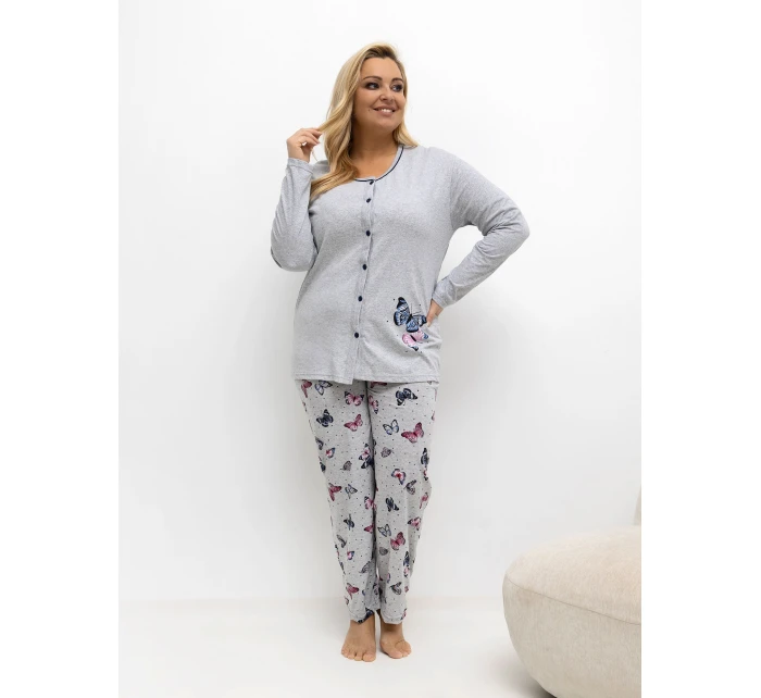 Piżama DU PI FP model 21766219 szary - FPrice Piżama DU PI FP model 21766219 szary - FPrice