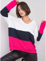 Mikina RV BL 5972.07 biela a ružová