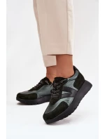 Dámske tenisky na platforme Vinceza - tmavozelené Dámske tenisky na platforme Vinceza - tmavozelené