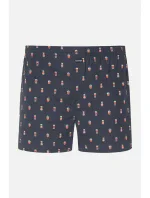 Pánské trenýrky tm. modré s potiskem model 19641899 - Jockey Pánské trenýrky tm. modré s potiskem model 19641899 - Jockey