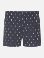 Pánske šortky 315200H B90 tm. modrá s potlačou - Jockey