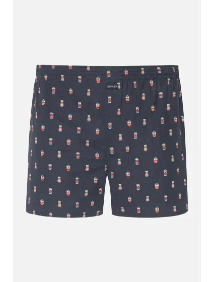 Pánské trenýrky tm. modré s potiskem model 19641899 - Jockey Pánské trenýrky tm. modré s potiskem model 19641899 - Jockey