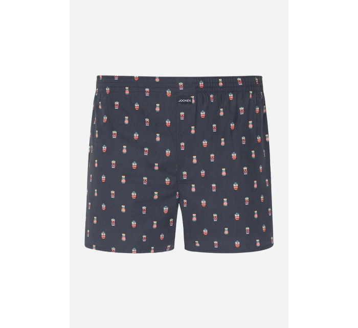 Pánské trenýrky tm. modré s potiskem model 19641899 - Jockey Pánské trenýrky tm. modré s potiskem model 19641899 - Jockey