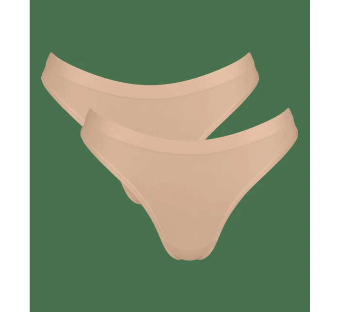 sloggi GO Sense Thong 2P - BROWN - SLOGGI BROWN - SLOGGI