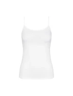 Sense Of Cotton Spaghetti Top - WHITE - TRIUMPH WHITE - TRIUMPH