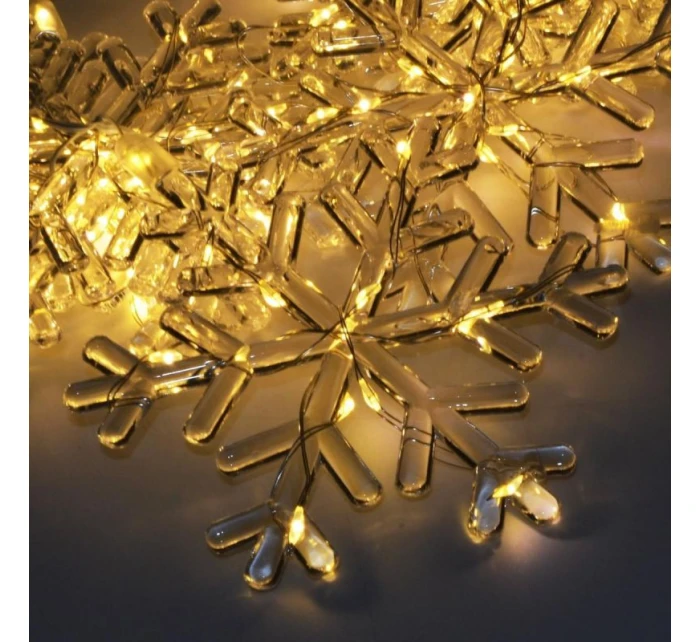 Svetelný záves 120x120 CM 232LED COOL WHITE SNOW BLOWS