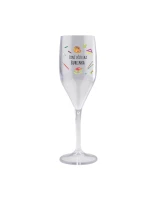 Personalizovaná nerozbitná prosecco sklenice pro paní učitelku/pana učitele (pomůcky)