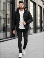 Pánská zimní bunda s kapucí černá Dstreet model 21995287 - FashionStreet