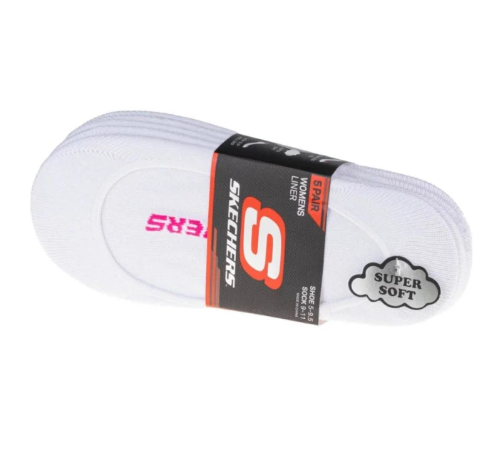 Skechers 5ks dámskych nefritových ponožiek S110703-WHT White 36-40 Skechers 5ks dámskych nefritových ponožiek S110703-WHT White 36-40