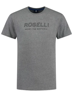 Rogelli pánské tričko LOGO šedé 2XL