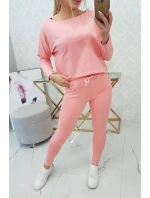 Sada s oversize blúzkou morel Sada s oversize blúzkou morel