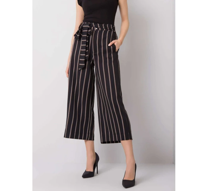 Kalhoty CHA SP model 17508373 černá a béžová - FPrice Kalhoty CHA SP model 17508373 černá a béžová - FPrice