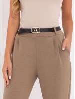 Spodnie IT SP model 21441252 ciemny bezowy - FPrice Spodnie IT SP model 21441252 ciemny bezowy - FPrice