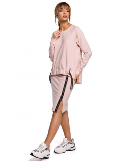 tužková sukně s pruhem s logem  růžová model 18002592 - Moe