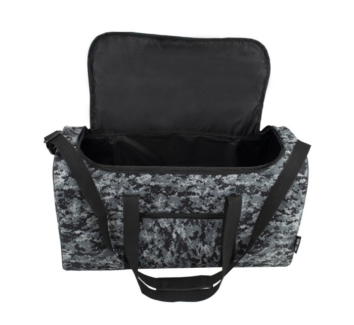 Fitness taška Semiline A3032-5 Black/Grey Camo