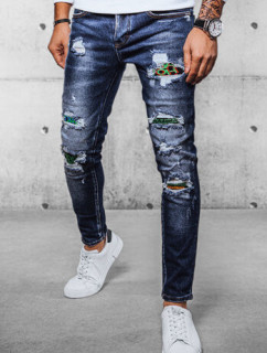 Pánske modré džínsové nohavice Dstreet UX4100