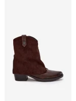 Dámske zateplené členkové topánky na kôpke - chocolate Sylvette Dámske zateplené členkové topánky na kôpke - chocolate Sylvette