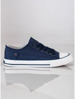 Originální tenisky modré dámské bez podpatku Originální tenisky modré dámské bez podpatku