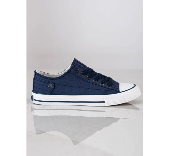 Originální tenisky modré dámské bez podpatku Originální tenisky modré dámské bez podpatku