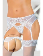 Dámsky podväzkový pás 3317 white - SOFTLINE COLLECTION