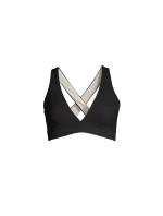 CASALL Bikiny s výstrihom do V a prekríženým chrbtom Black CASALL Bikiny s výstrihom do V a prekríženým chrbtom Black