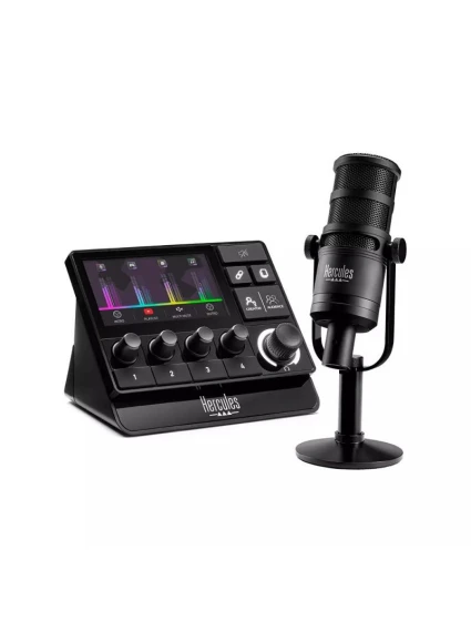 Hercules Stream Essentials Kit XLR pre maloobchodné streamovanie Hercules Stream Essentials Kit XLR pre maloobchodné streamovanie