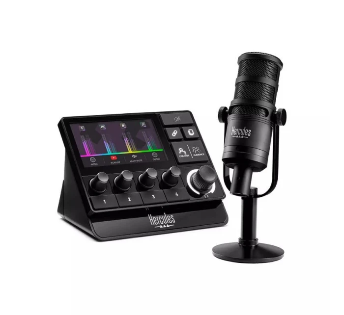 Hercules Stream Essentials Kit XLR pre maloobchodné streamovanie Hercules Stream Essentials Kit XLR pre maloobchodné streamovanie