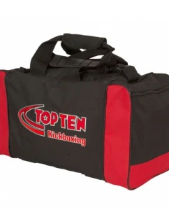 Športová taška TOP TEN KICKBOXING 55 x 26 x 26 cm čierno-červená TOR-TT 5