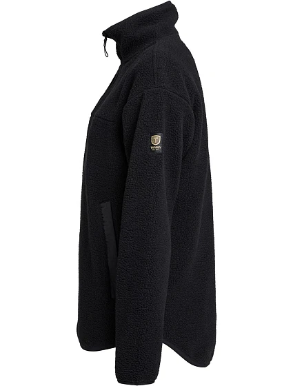 Half Zip W Dámská fleecová mikina s 1/4 zipem black model 22470896 - Tenson