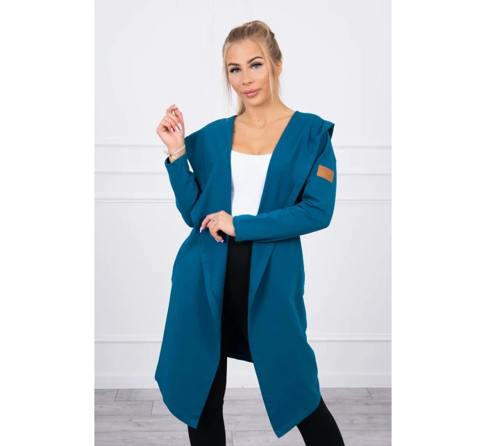 Dlouhá pláštěnka s kapucí, námořní Dlouhá pláštěnka s kapucí, námořní