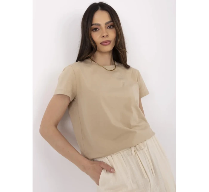 T shirt CLM TS model 21091808 beżowy - FPrice