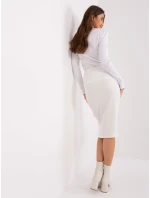 Spódnica RV SD model 18969897 ecru - FPrice Spódnica RV SD model 18969897 ecru - FPrice