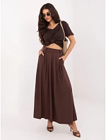 Sukňa RV SD A1240.22P tmavohnedá