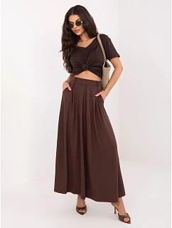 Sukňa RV SD A1240.22P tmavohnedá