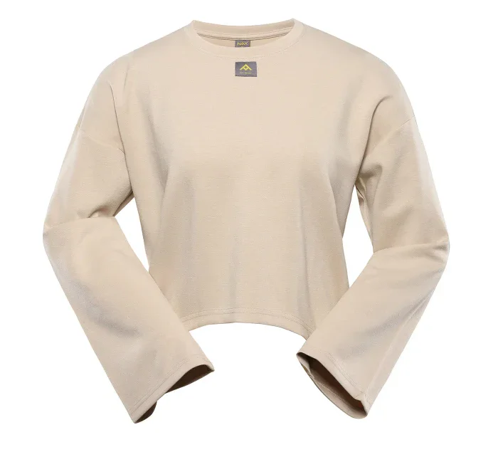 Dámska mikina NAX NAX SETA shifting sand Dámska mikina NAX NAX SETA shifting sand