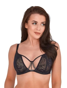 Dámska podprsenka Delia BS0 1208 Black with body - Gaia