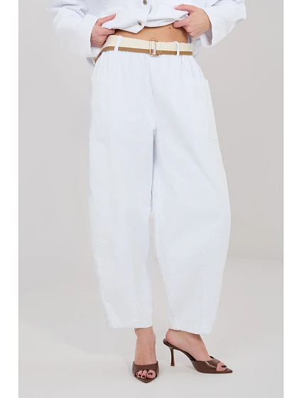 Šnúrové nohavice model 225425 Rue Paris