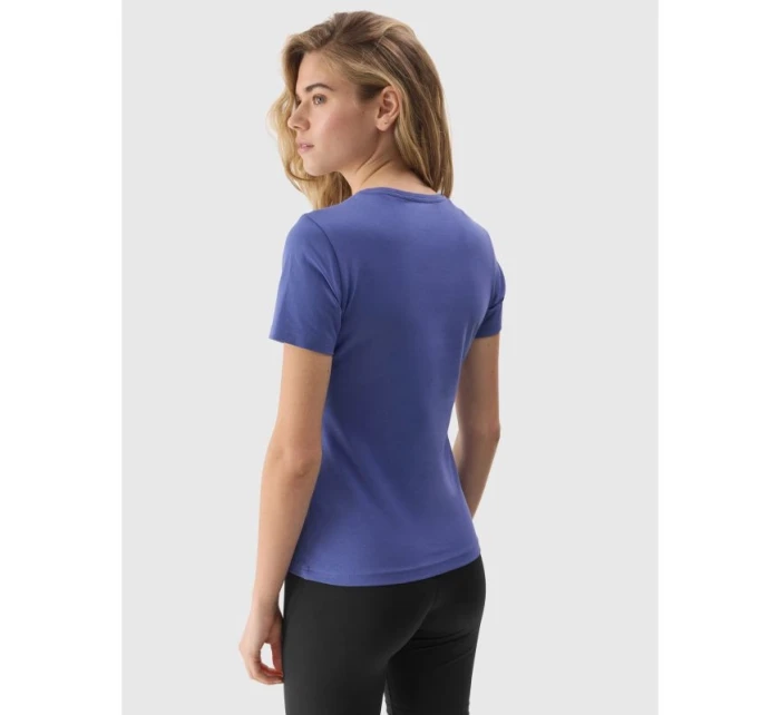 Dámske hladké tričko z organickej bavlny 4F