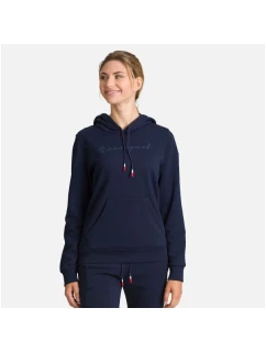 ROSSIGNOL W Logo Sweat Hood Fl navy blue