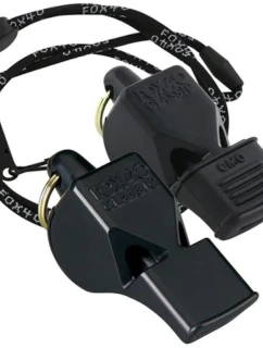 FOX 40 CLASSIC A CLASSIC CMG PÍŠŤALKA ČIERNA SO ŠNÚROU 2 BALENIA