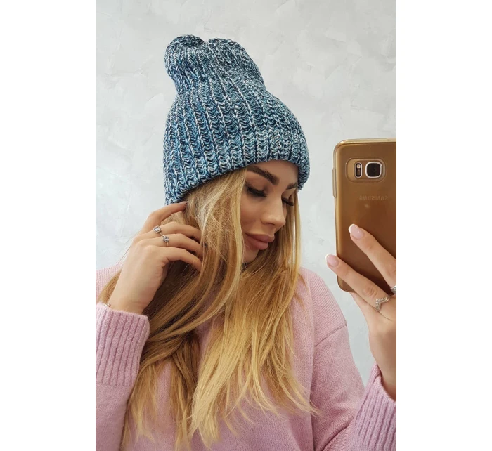 Dámska čiapka Delia K260 modrá Dámska čiapka Delia K260 modrá