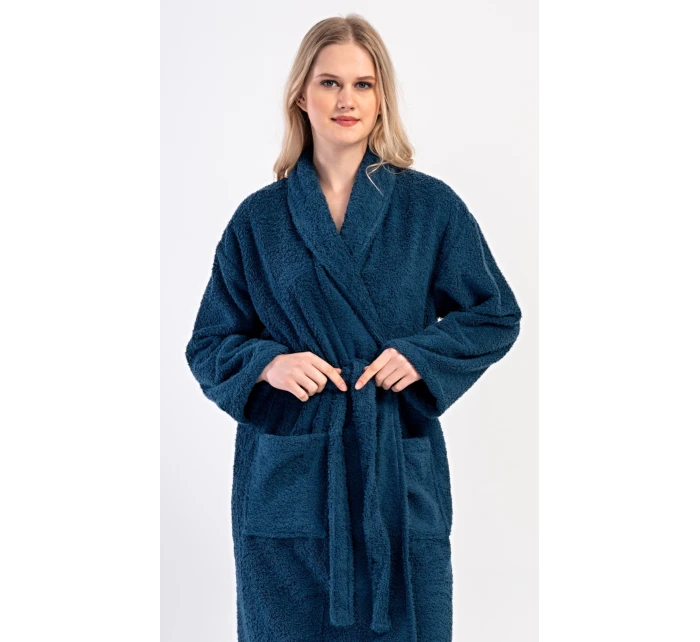 Dámský župan dlouhý se šálovým límcem model 21210371 - Vienetta